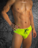 Modern Classic Swim Brief - Neon Yellow