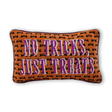 No Tricks Needlepoint Pillow
