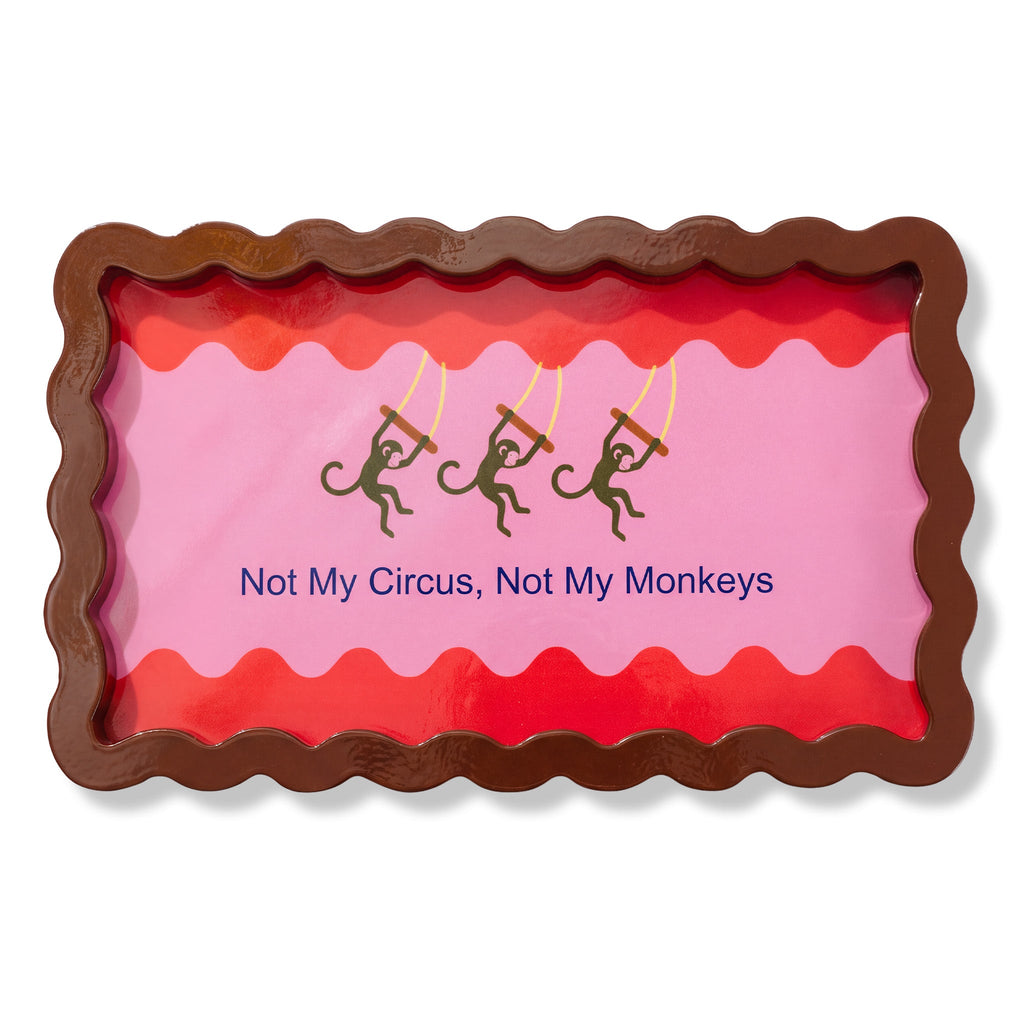 Not My Circus Lacquer Tray