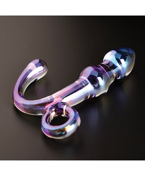 Cristal Orchid Pulse Glass Dildo - Purple
