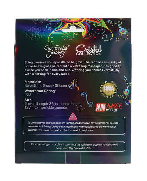 Cristal Royal Touch Glass G-Spot Vibrator
