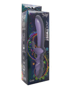 Cristal Jade Twist Glass Rabbit Vibrator