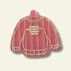 Kinda Naughty Funny Ugly Sweater Christmas Ornament