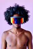 Bernhard Willhelm x Mykita shield Rainbow sunglasses