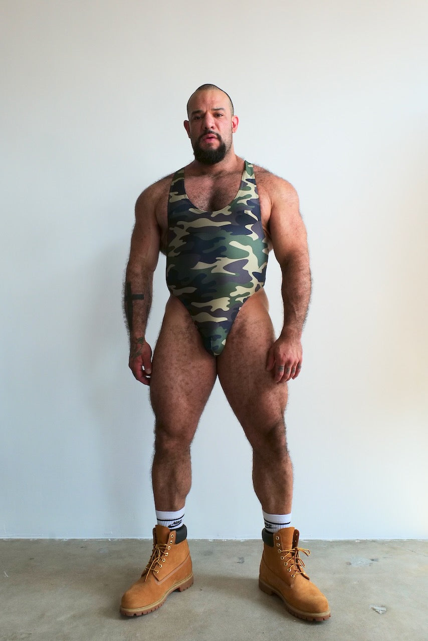 Alfons Dovana Camo Bodysuit