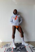 K.INGSLEY Light Grey MIND.BODY.HOLE Hoodie