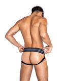 Playboy Mens Locker Room Classic Jock Black