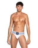 Playboy Mens Locker Room Classic Jock White