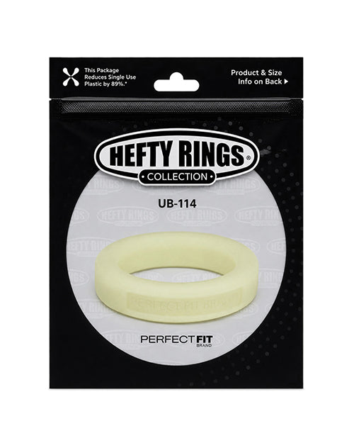 Perfect Fit Hefty Ring 1.4" Silicone - Glow In The Dark