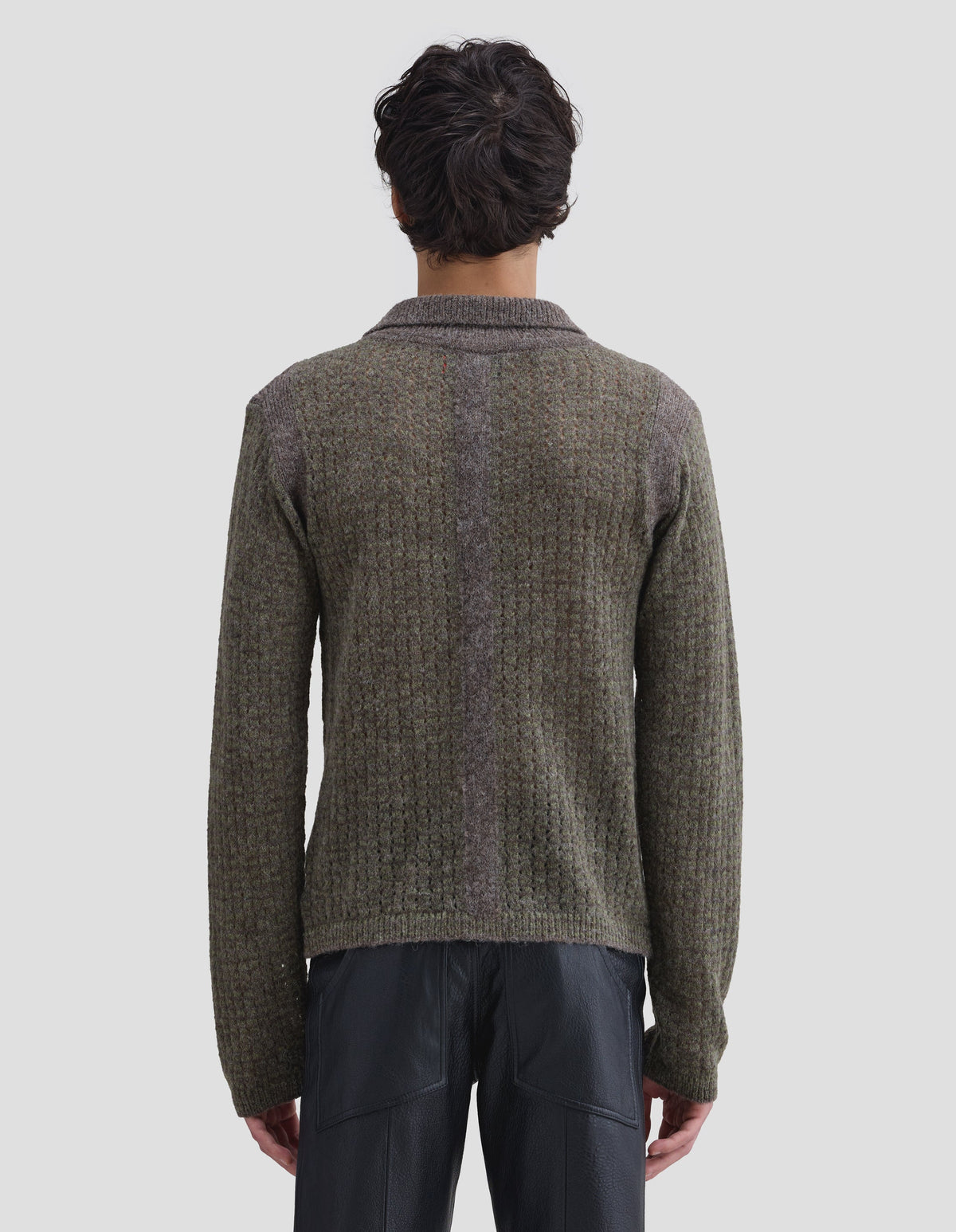 Eckhaus Latta Grid Buttondown Fern
