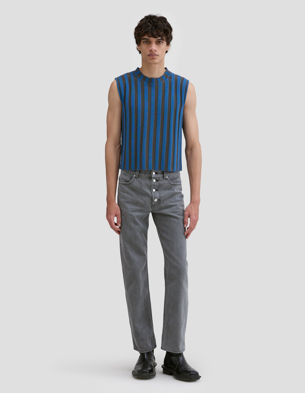 Eckhaus Latta Keyboard Vest Bluebird