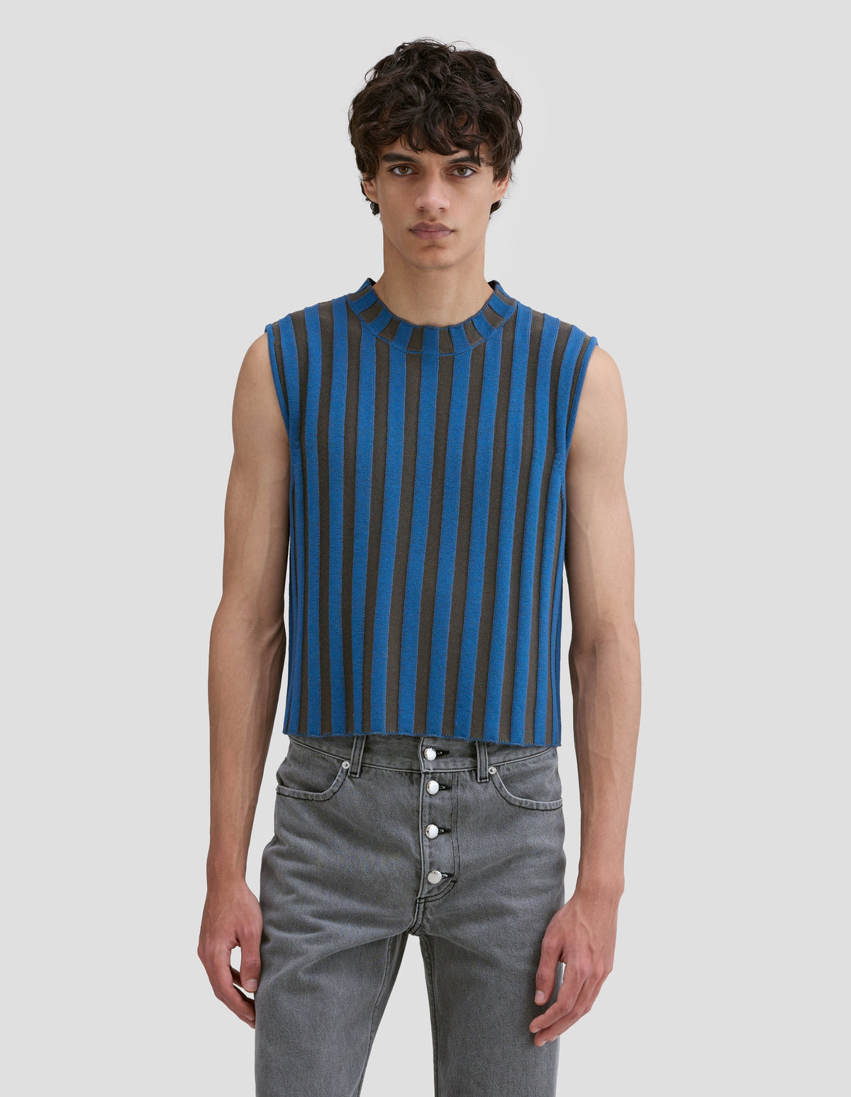 Eckhaus Latta Keyboard Vest Bluebird