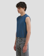 Eckhaus Latta Keyboard Vest Bluebird