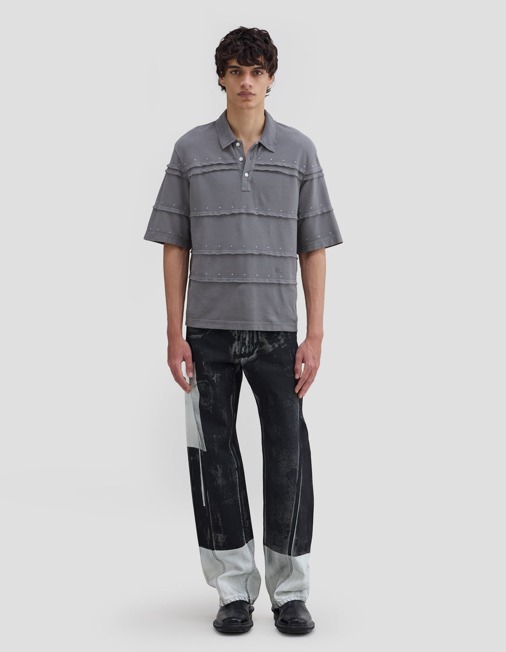 Eckhaus Latta Lapped Polo Rain