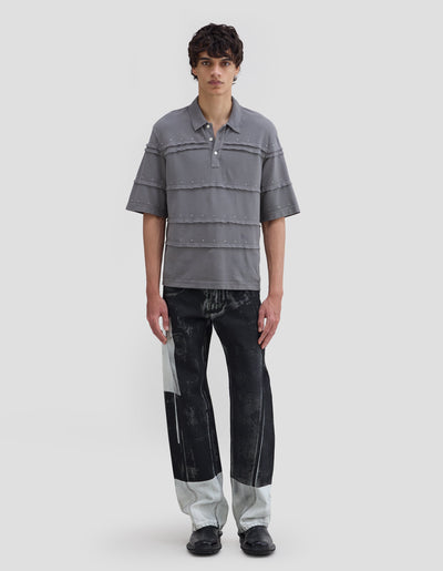 Eckhaus Latta Lapped Polo Rain