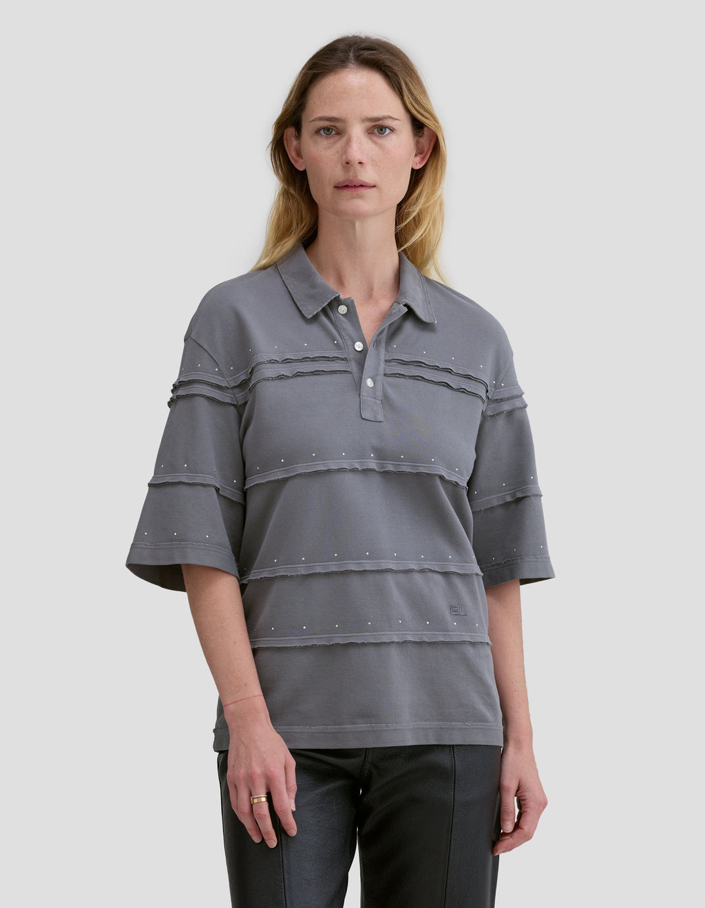 Eckhaus Latta Lapped Polo Rain