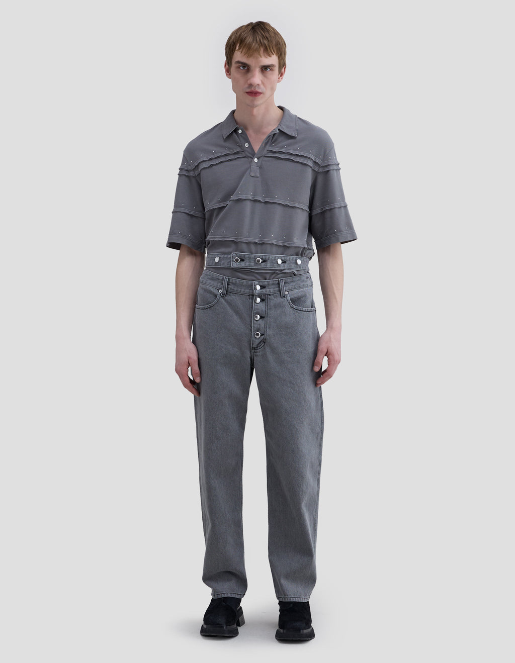 Eckhaus Latta Shadow Jean Cement
