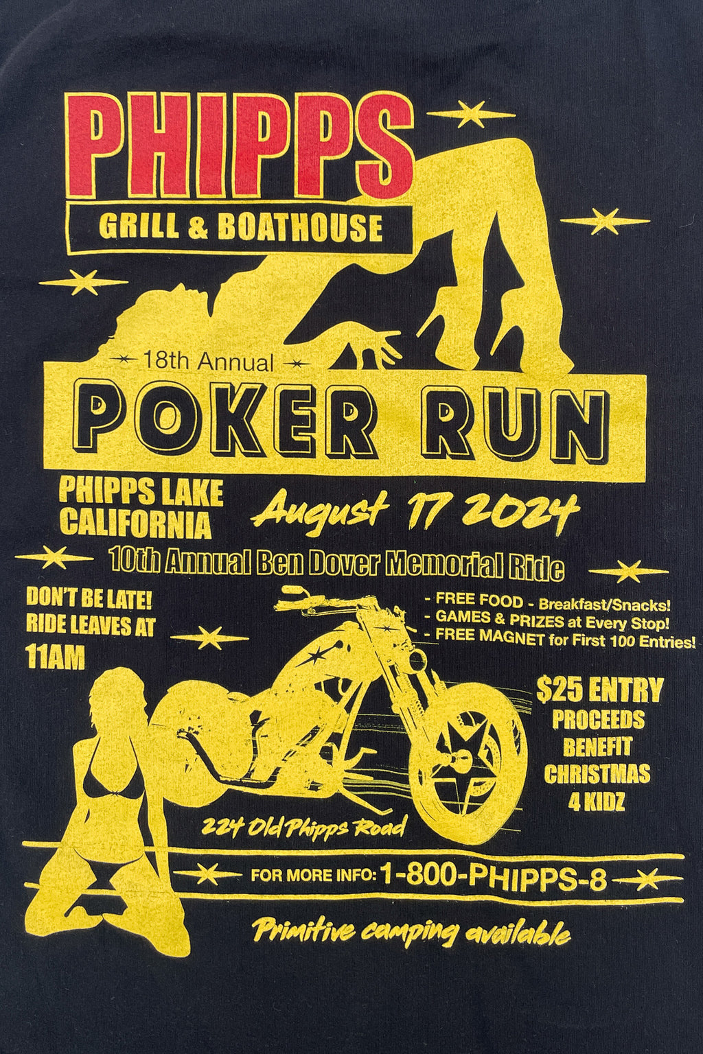 PHIPPS POKER RUN T BLACK