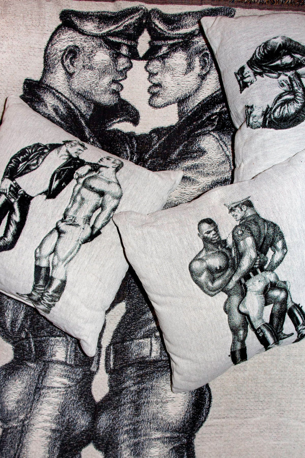 Tom of Finland Woven Pillows- 3 Designs