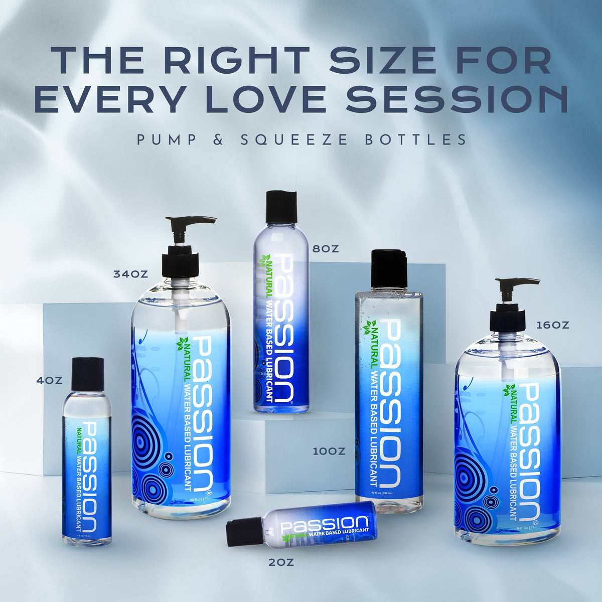 Passion Natural Water-Based Lubricant - 8 oz