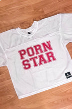 Porn Star Mesh Football Jersey by Peachy Kings