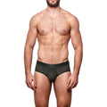 Carbon Mesh Tagless Hip Brief Olive Green