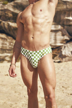Carioca Boy Swim Brief Rio Green/Coconut Milk
