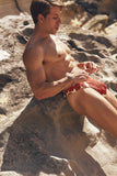 Carioca Boy Swim Thong Hibiscuss