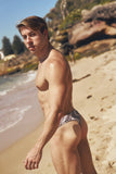Carioca Boy Swim Thong Black Onyx/White