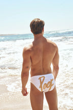 Carioca Boy Swim Brief Coconut Milk
