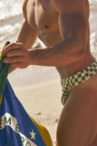 Carioca Boy Swim Thong Rio Green/Coconut Milk
