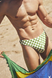 Carioca Boy Swim Thong Rio Green/Coconut Milk