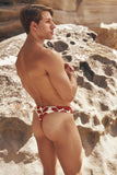 Carioca Boy Swim Thong Hibiscuss