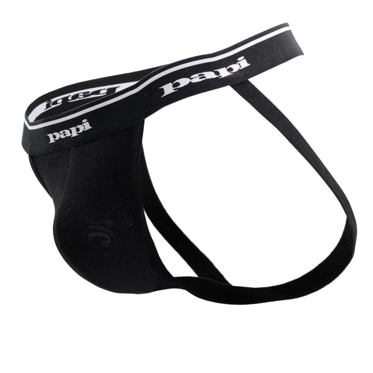 Papi 3-Pack Rib Jockstrap - Black-Red-Turquoise