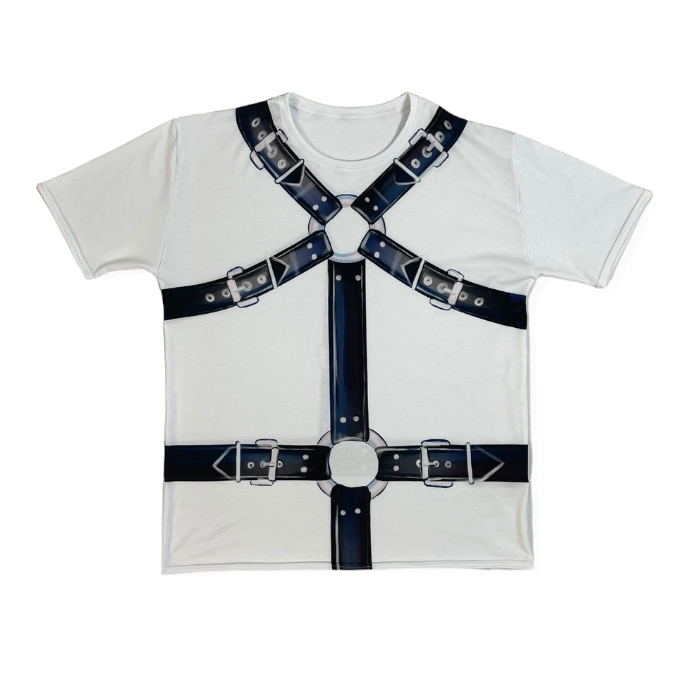 Alfons Dovana Harness Tee White