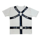 Alfons Dovana Harness Tee White