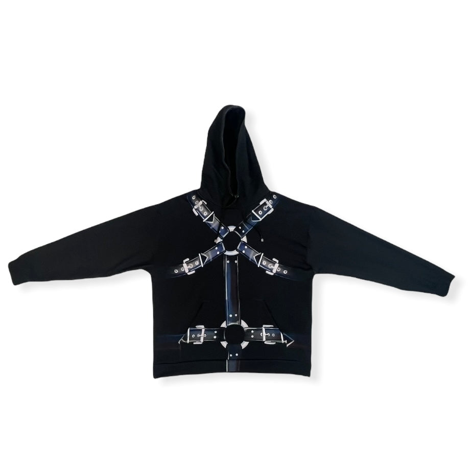 Alfons Dovana Harness Hoodie Noir