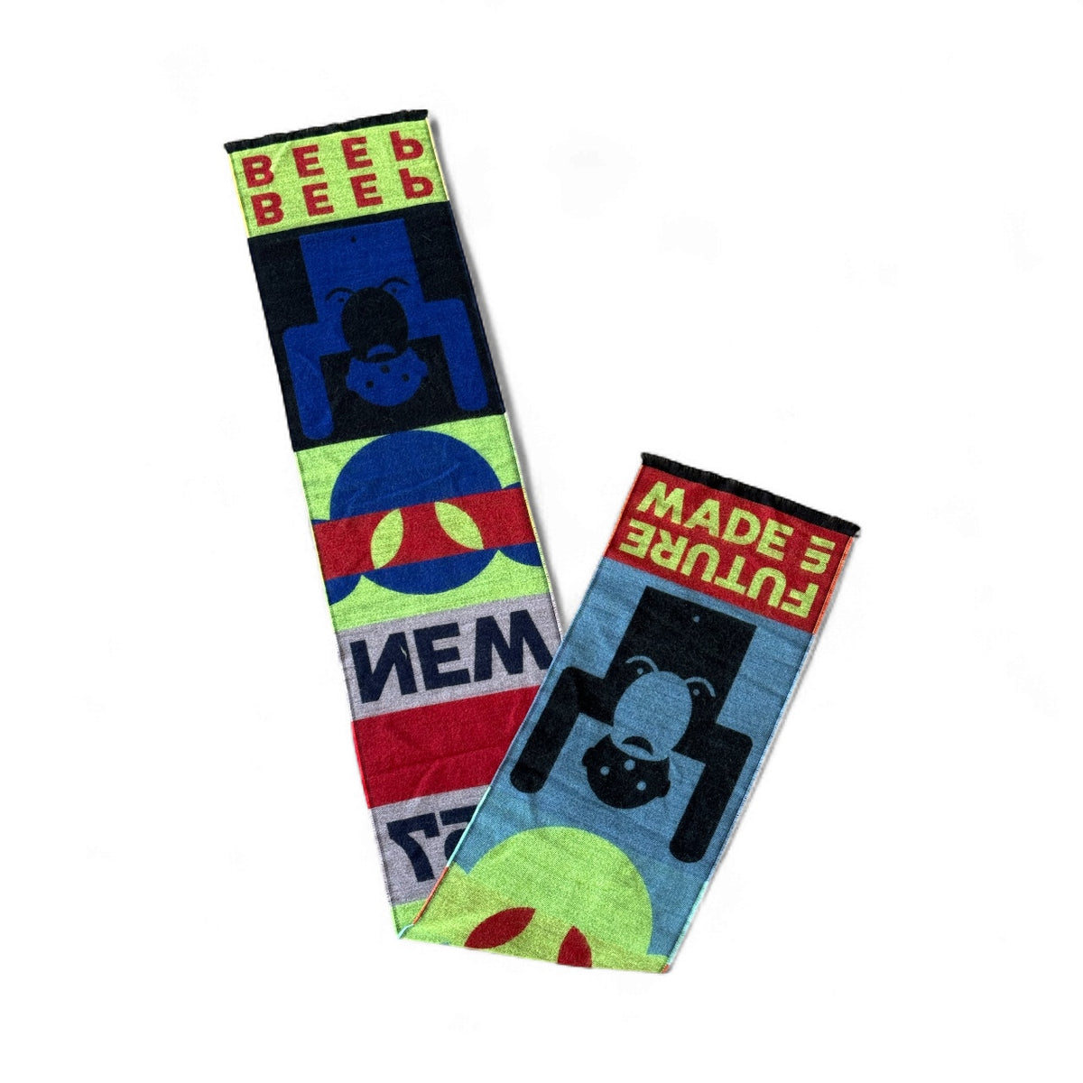 Walter Van Beirendonck Beep Beep Scarf - Flame Scarlet