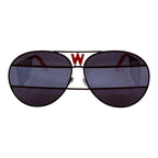 WALTER VAN BEIRENDONCK brutal pilot sunglasses - black mirror