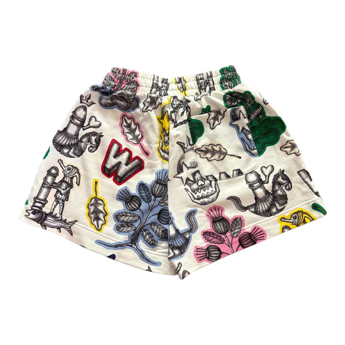 Walter Van Beirendonck crown shorts