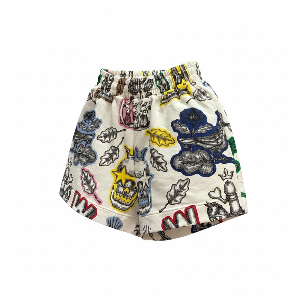 Walter Van Beirendonck crown shorts