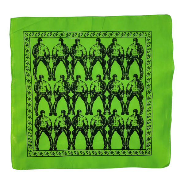 Etienne Leather Man Clone Bandana - Light Green