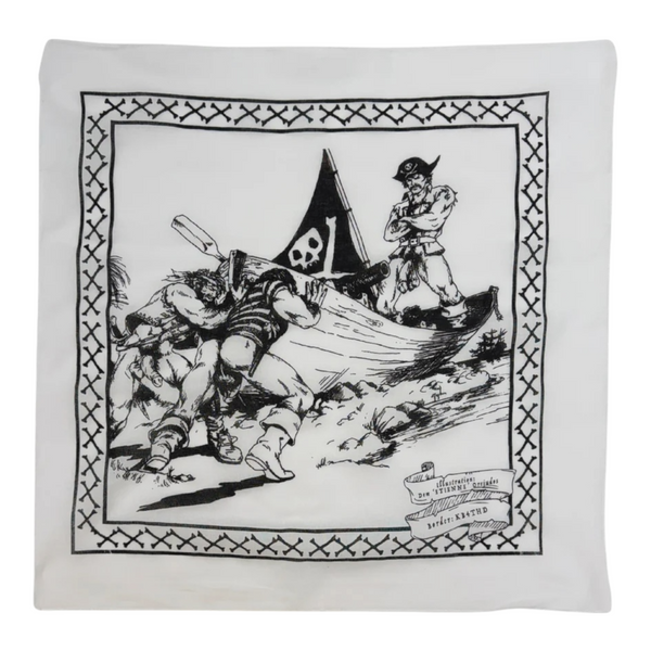 Etienne Pirate Fantasy Bandana - White