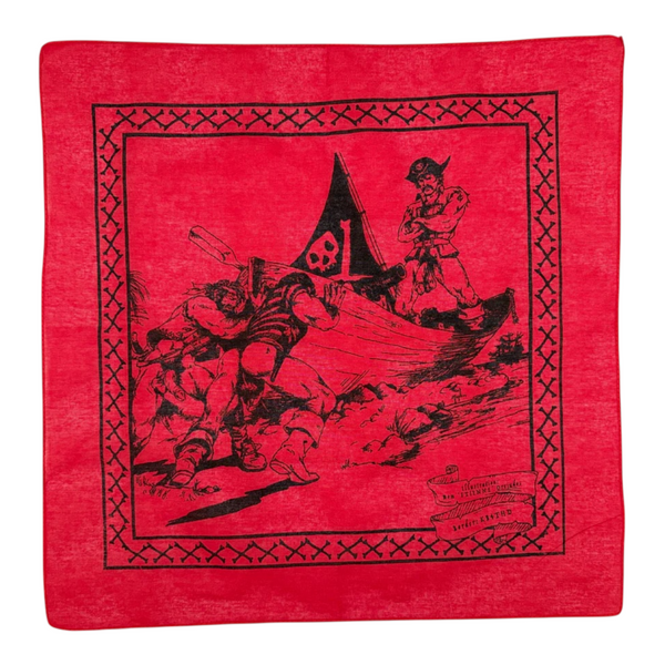 Etienne Pirate Fantasy Bandana - Red