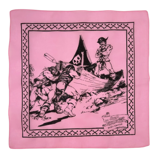 Etienne Pirate Fantasy Bandana - Pink