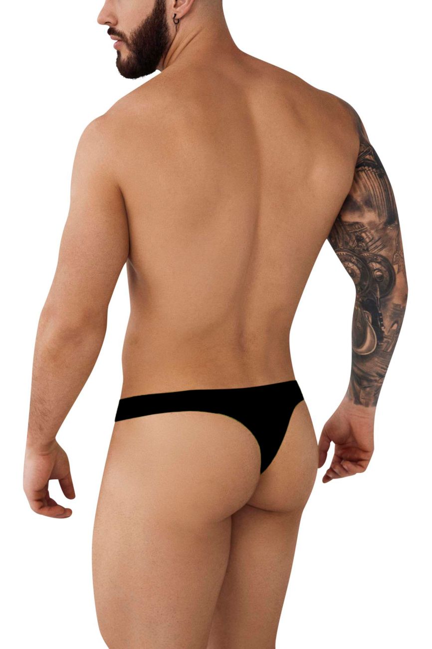 Pikante Angola Thongs - Black