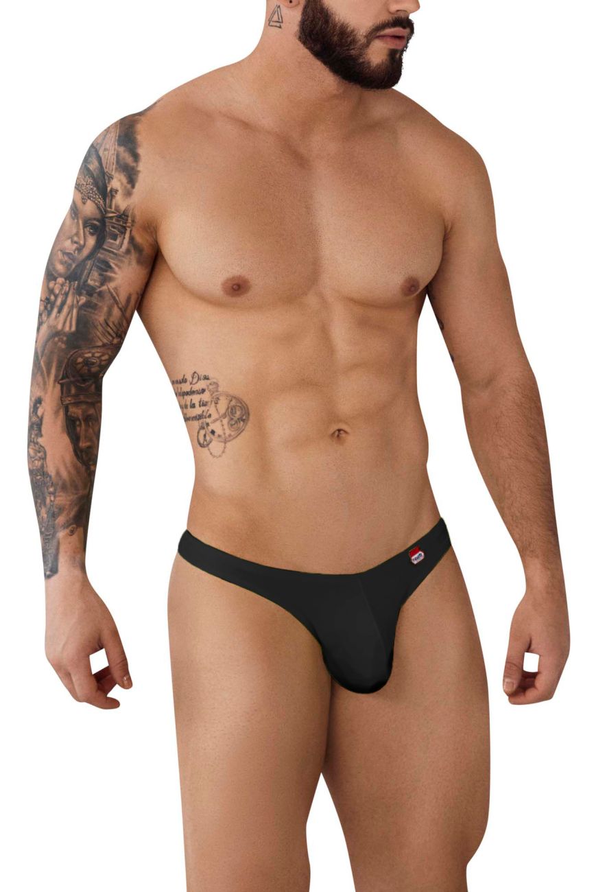 Pikante Angola Thongs - Black