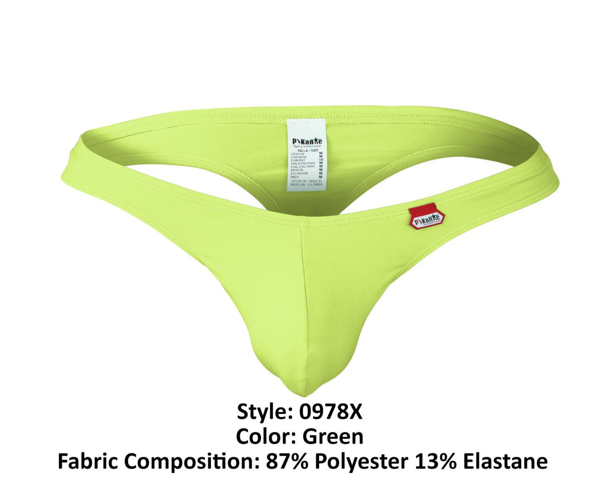 Pikante Angola Thongs - Green