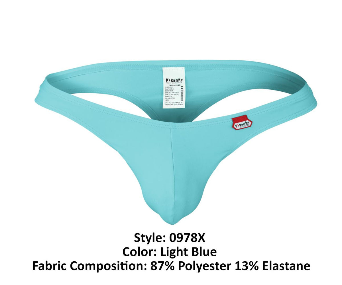 Pikante Angola Thongs - Light Blue