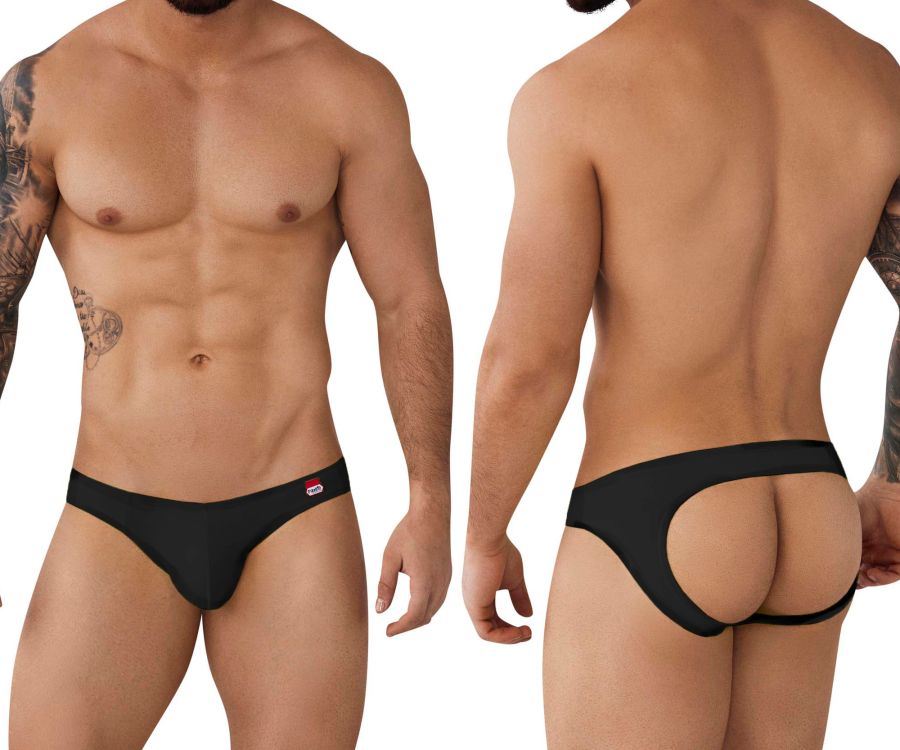 Pikante Angola Jockstrap - Black